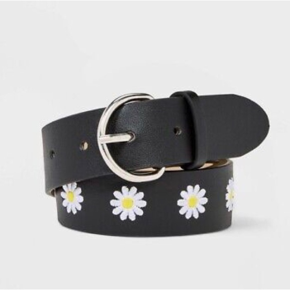 Black Daisy Kids Belt
